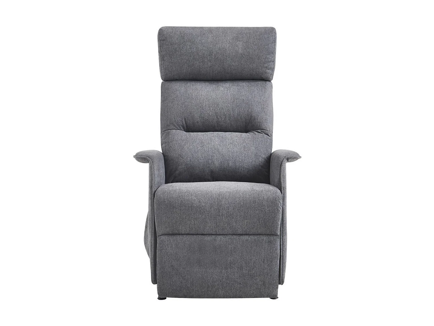 Fauteuil relax releveur tissu polyester chiné gris - SALVADOR