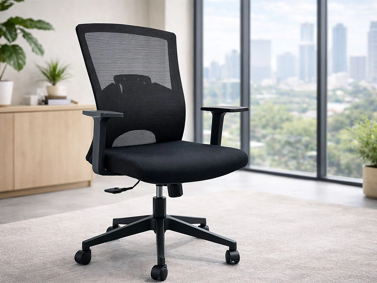 Cadeira de Escritório Executiva, Juno (Preto)