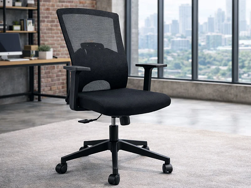 Cadeira de Escritório Executiva, Juno (Preto)