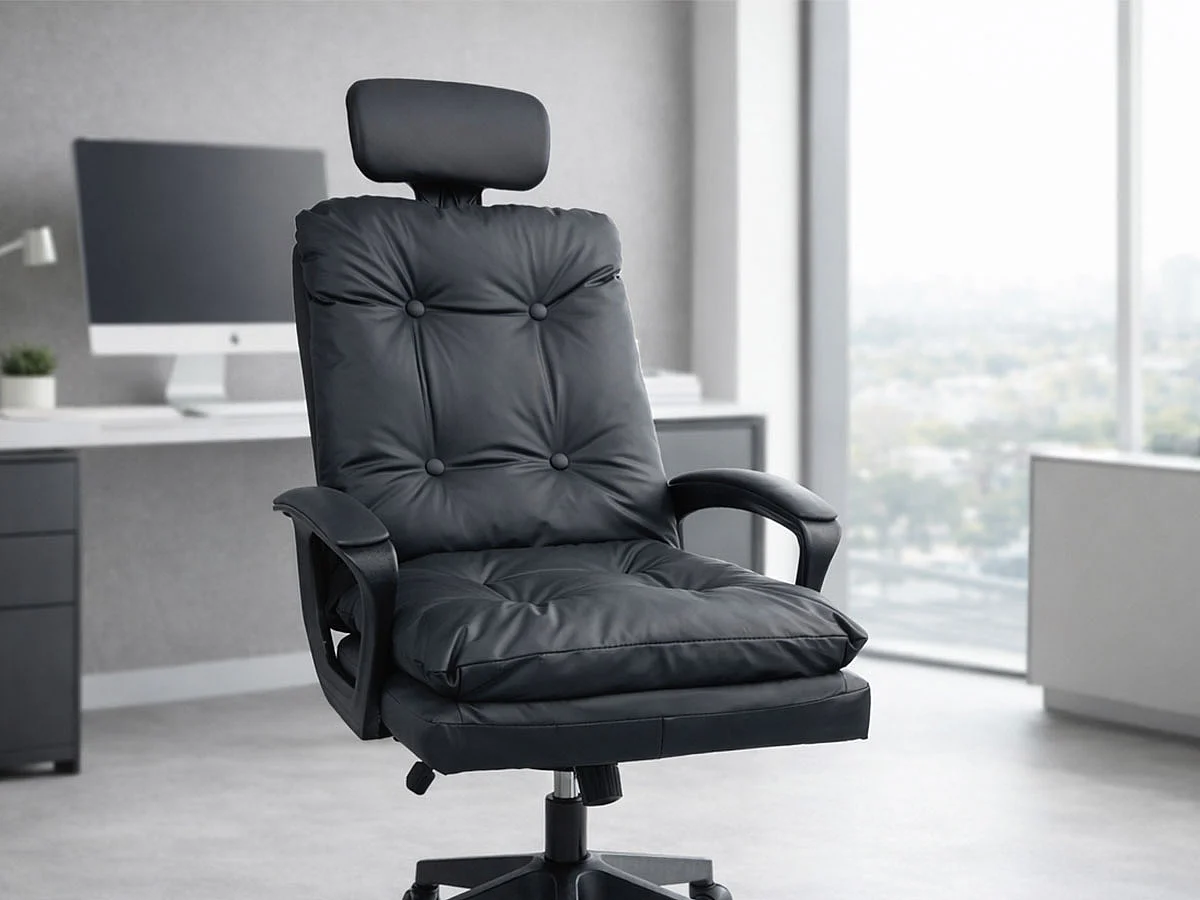 Cadeira de Escritório Executiva, Riva (Preto)