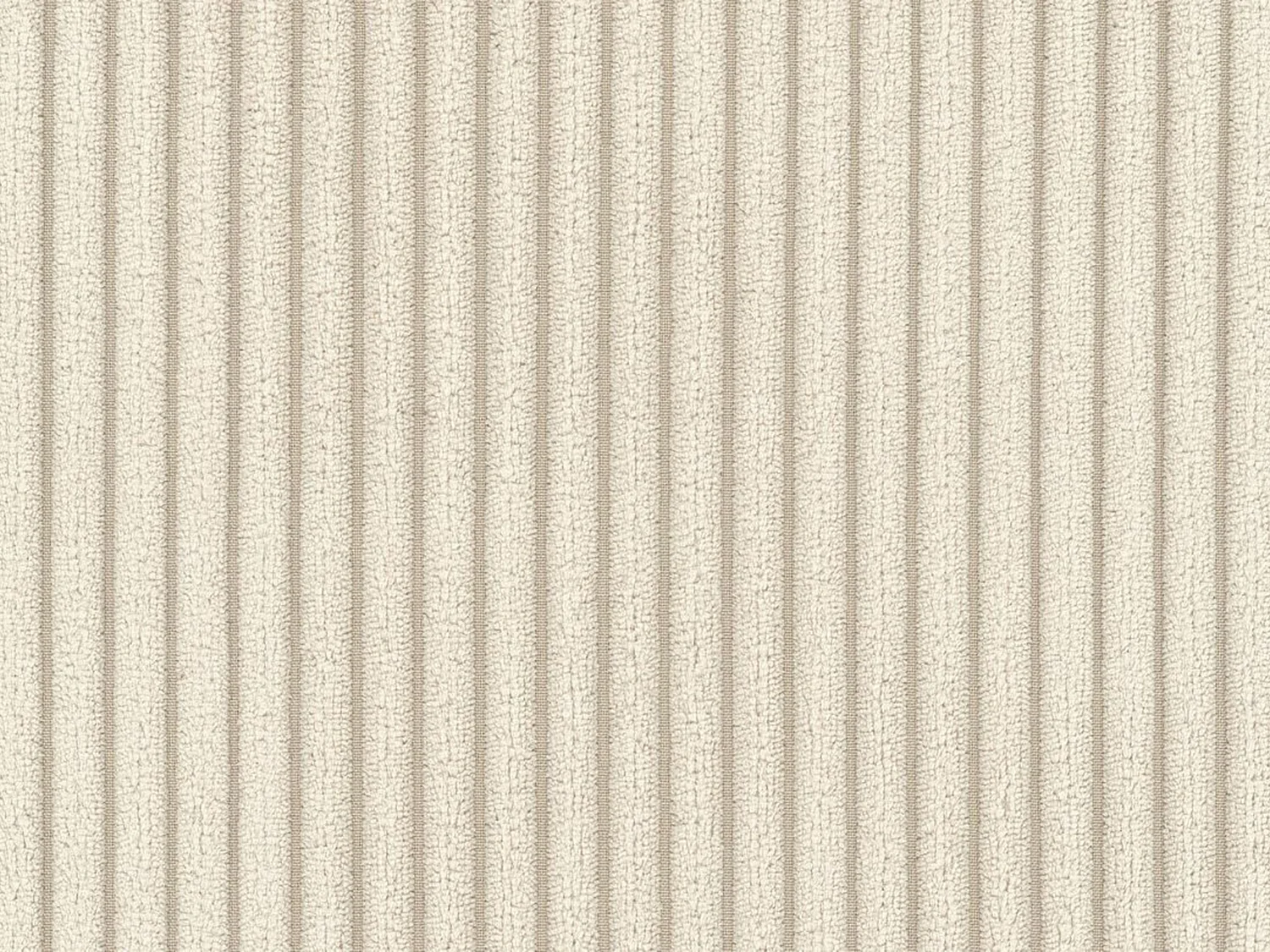 Canapé 4 places convertible express en velours côtelé beige - Couchage 160 cm - Matelas 20 cm mémoire de forme POGNIA