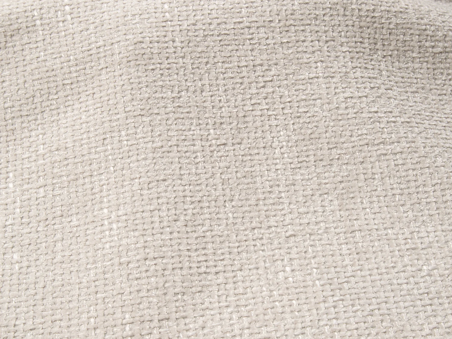 Canapé 4 places convertible express en tissu texturé beige - Couchage 160 cm - Matelas 20 cm mémoire de forme POGNIA