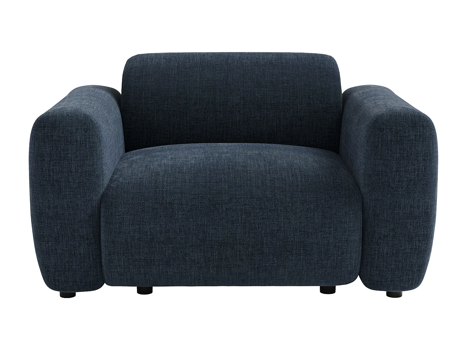 Fauteuil en tissu bleu POGNI de Maison Céphy