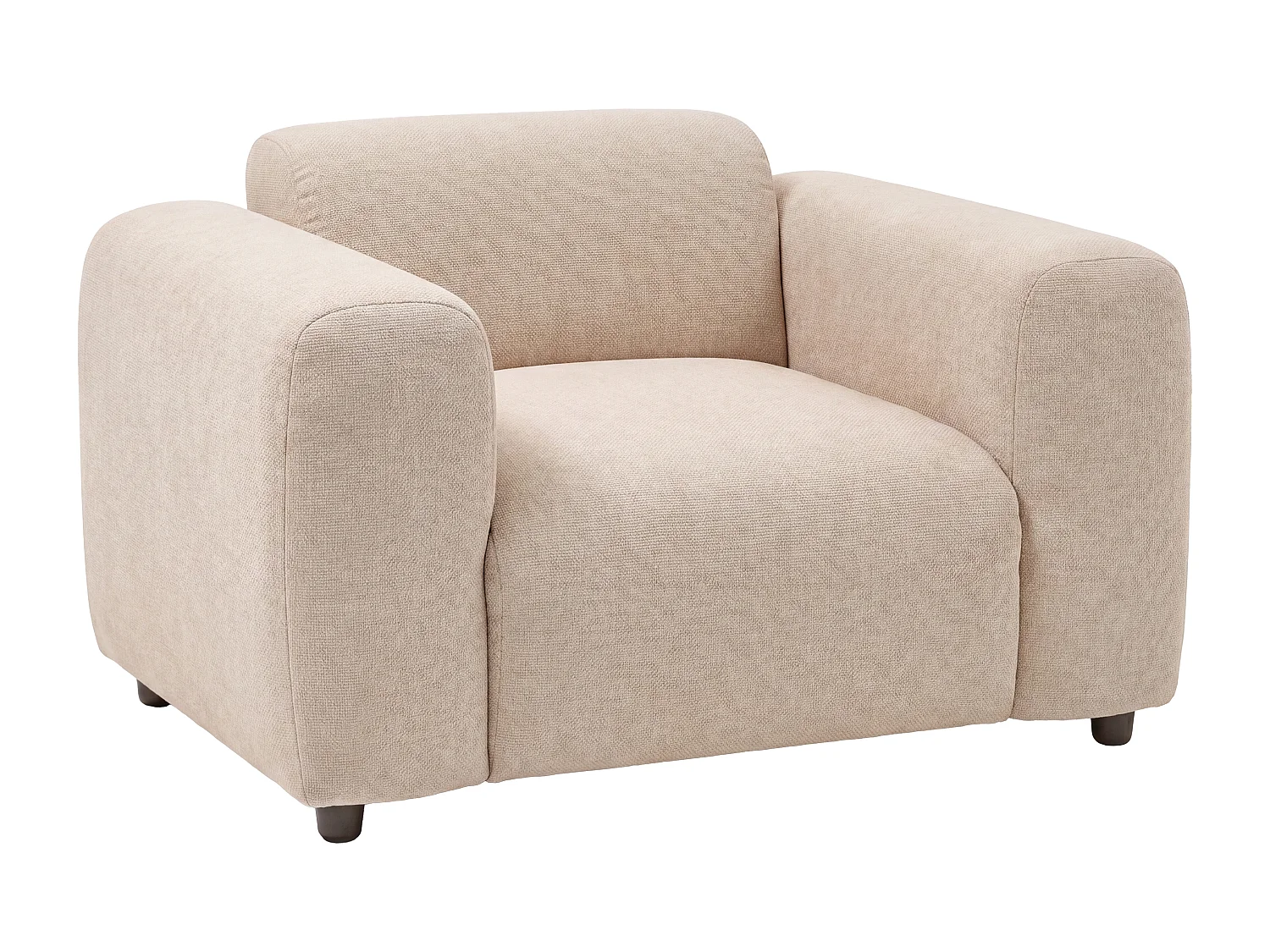 Fauteuil en tissu beige POGNI de Maison Céphy