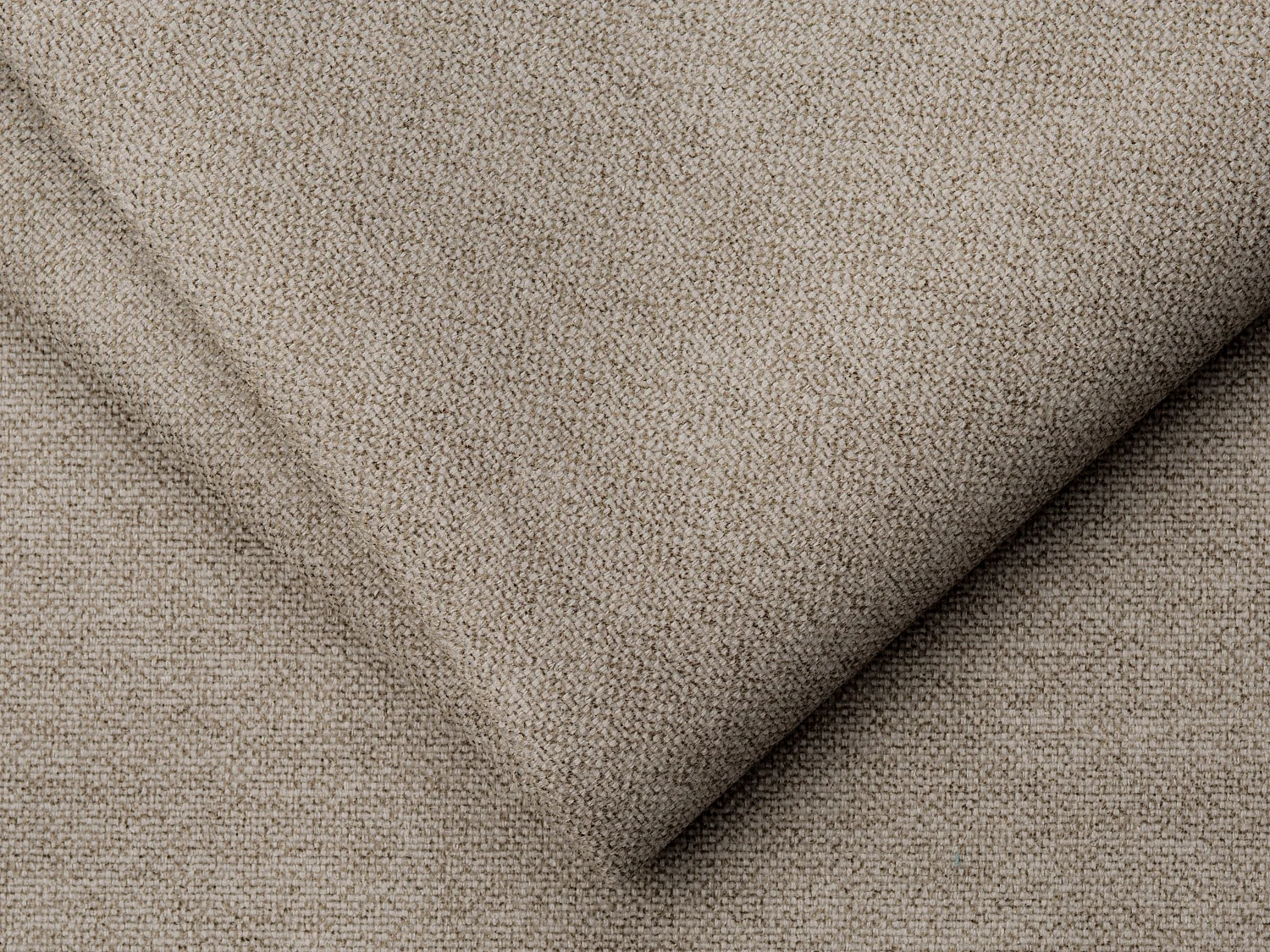Grand canapé d'angle gauche en tissu taupe POGNI de Maison Céphy