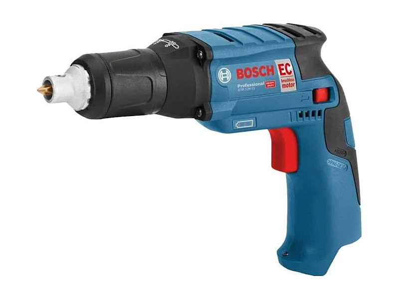 Wkrętarka do płyt gipsowo-kartonowych BOSCH GTB 12V-11 bezprzewodowa, kompaktowa, silnik bezszczotkowy, bateria Li-ion 12V, odłączany magazyn automatyczny