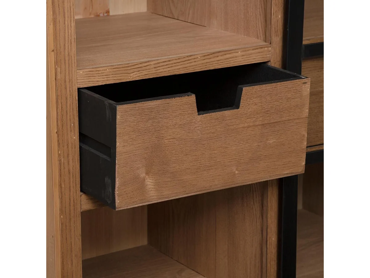 Vitrine 2 tiroirs  Longueur 80 x Profondeur 40 x Hauteur 150 cm