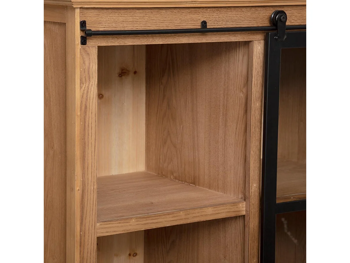 Vitrine 2 tiroirs  Longueur 80 x Profondeur 40 x Hauteur 150 cm