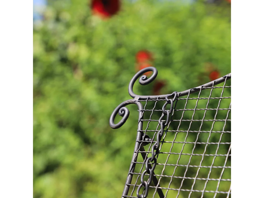 Pupitre musique lutrin livre en métal gris 42.5 x 33 x 12 cm