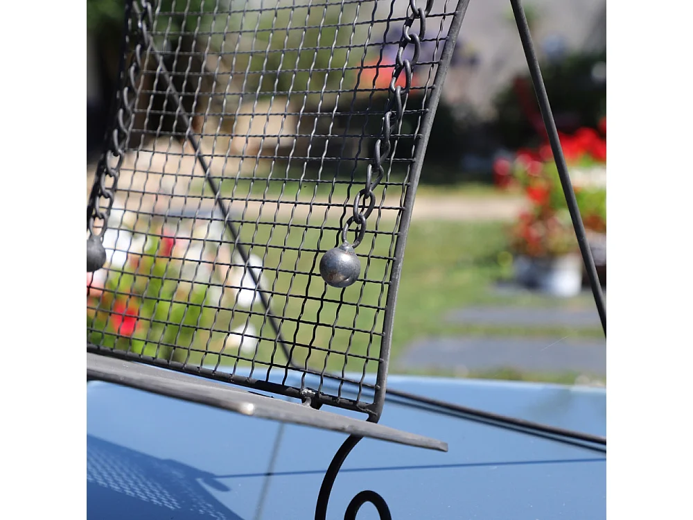 Pupitre musique lutrin livre en métal gris 42.5 x 33 x 12 cm