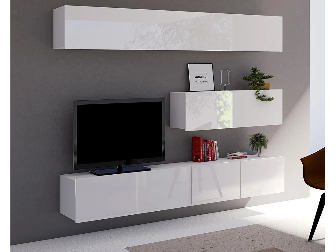 Ensemble Mural Montreal V - Blanc Brillant