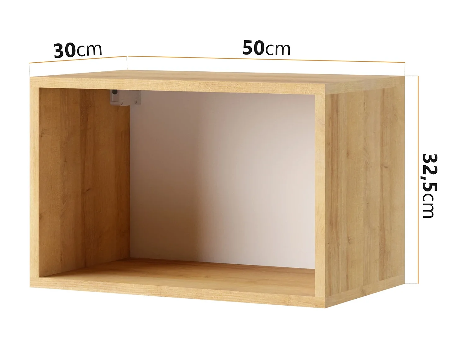 Ensemble Mural Montreal XIV - Blanc Brillant & Chêne Doré