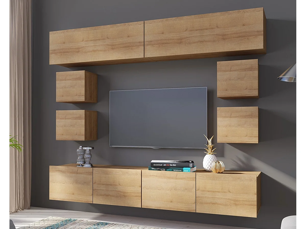 Ensemble Mural Montreal VIII - Chêne Doré - Grande Capacité