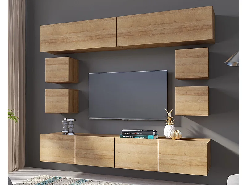 Ensemble Mural Montreal VIII - Chêne Doré - Grande Capacité