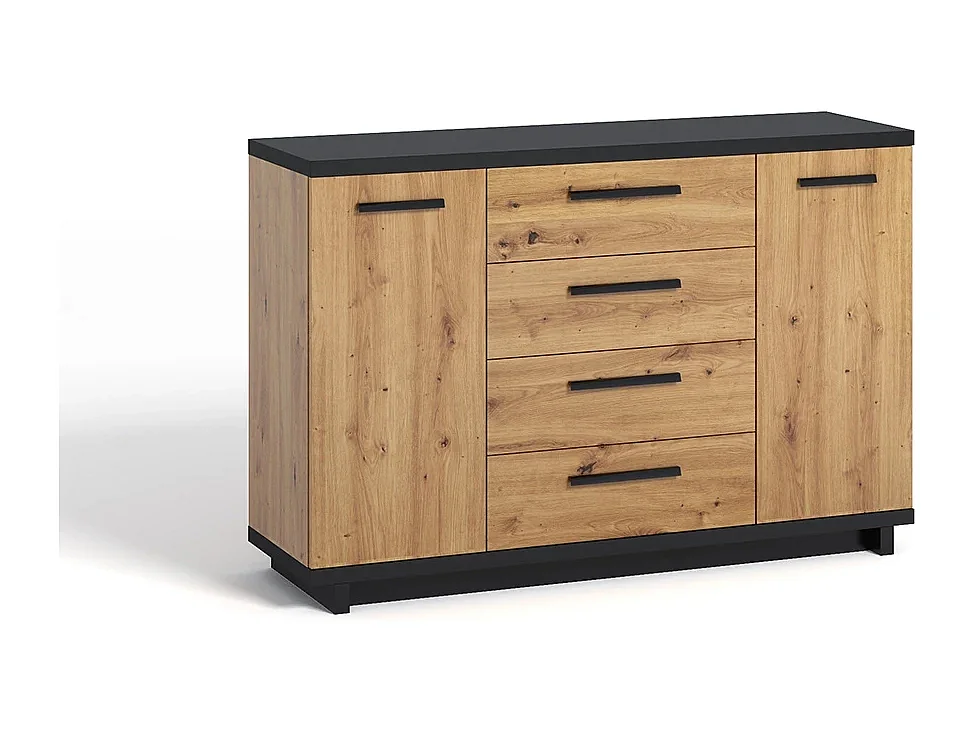 Ensemble de meubles de salon Zonda III - Chêne Artisan / Anthracite