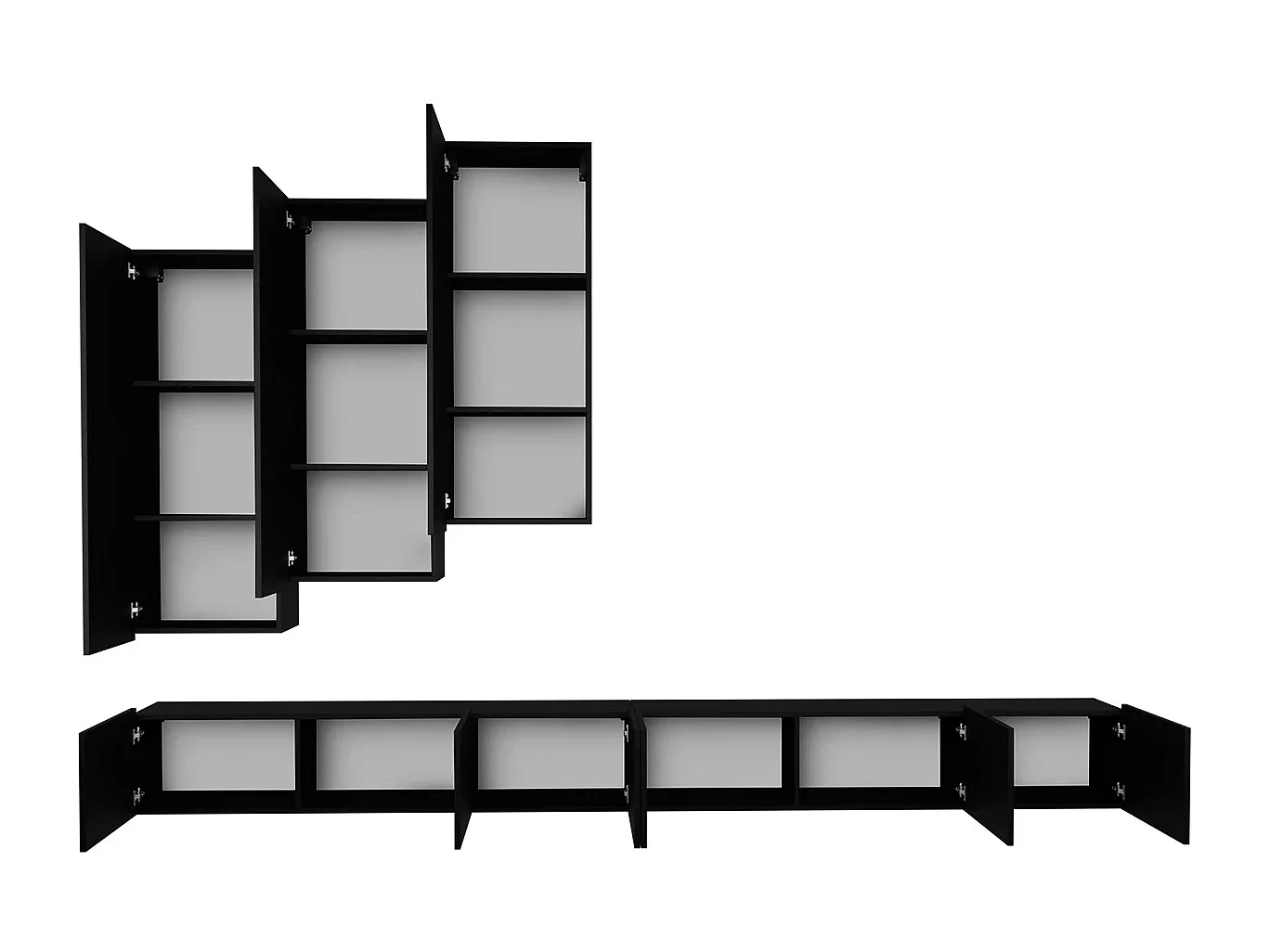 Ensemble Mural Montreal XI - Chêne Doré - Naturel et Moderne