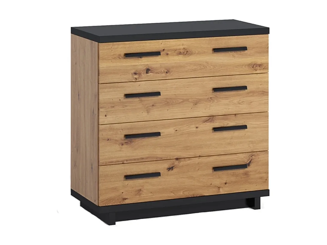 Woonkamer meubelset Zonda IV - Artisan Eiken / Antraciet