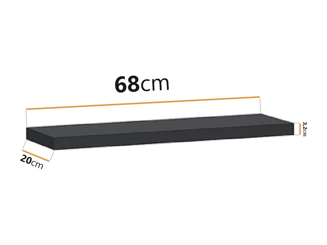 Woonkamer meubelset Zonda IV - Artisan Eiken / Antraciet