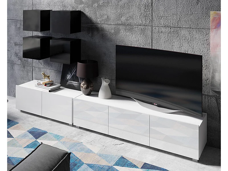 Ensemble Mural Montreal X - Noir & Blanc Brillant