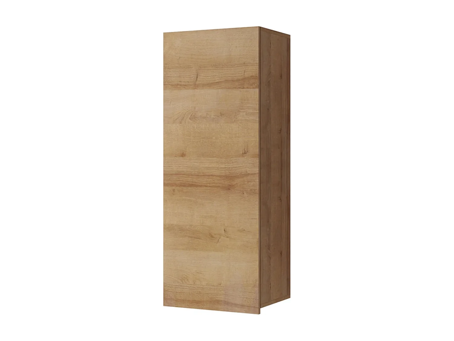 Ensemble Mural Montreal IX - Chêne Doré - LED Bleu