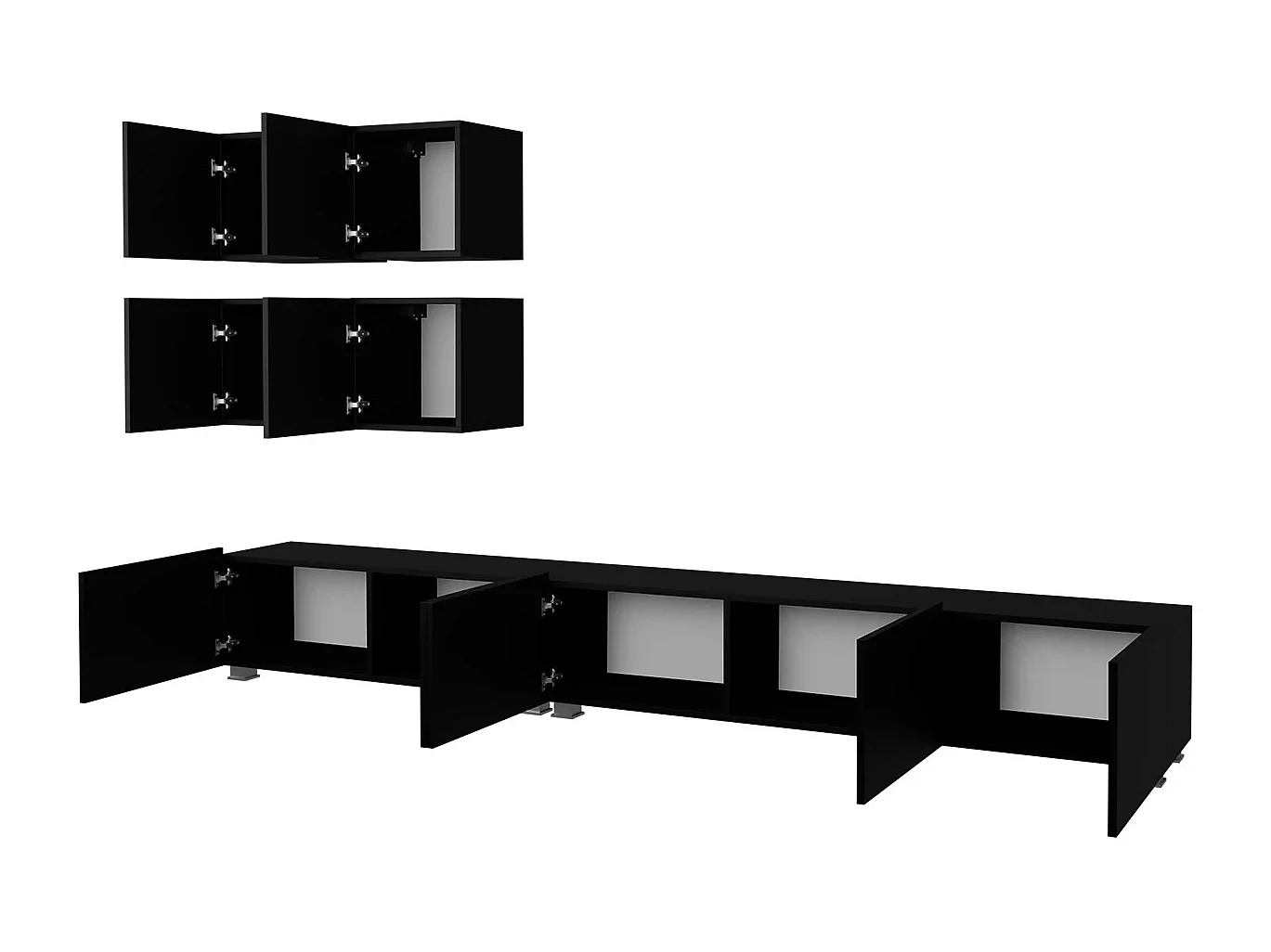 Ensemble Mural Montreal X - Blanc Brillant - Pureté