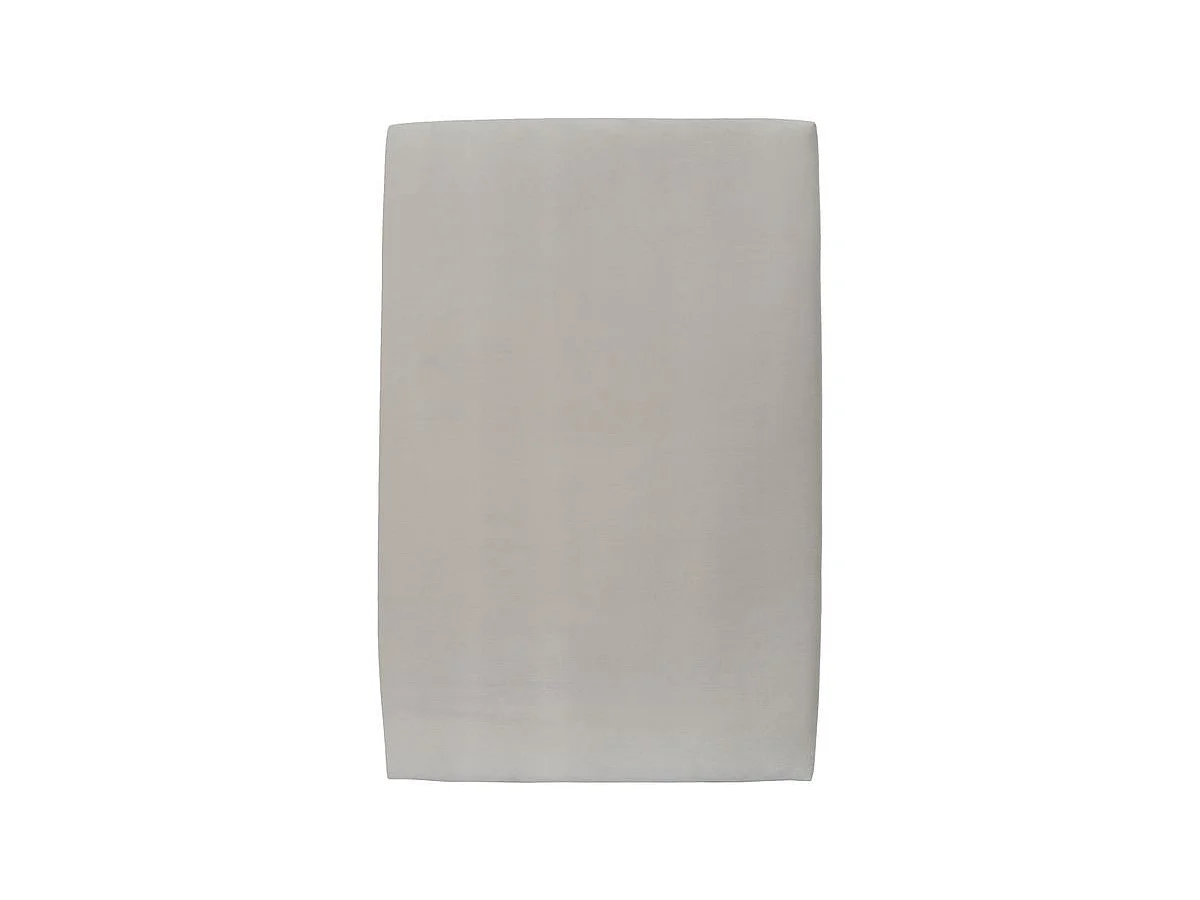 Lit 90x200cm avec tête de lit tapissier velours et sommier kit gris clair - Hauteur totale : 29cm