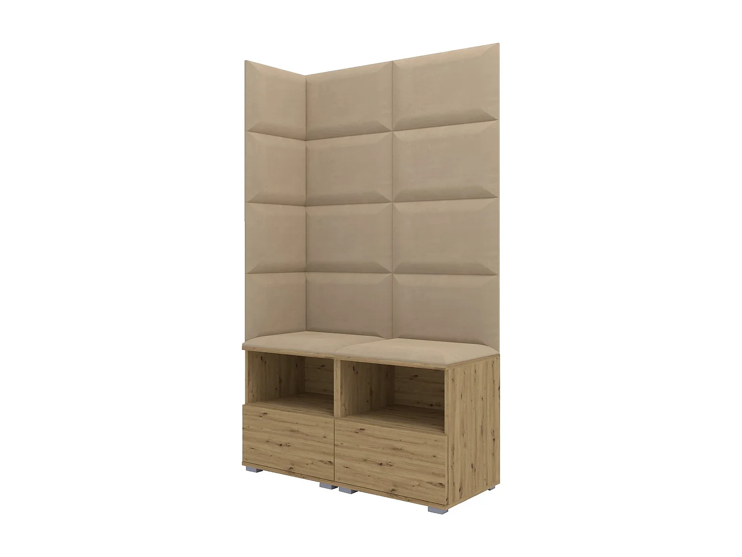 Halcombinatie Nela V - 100 cm - Artisan Eiken - Trinity 04 - Beige