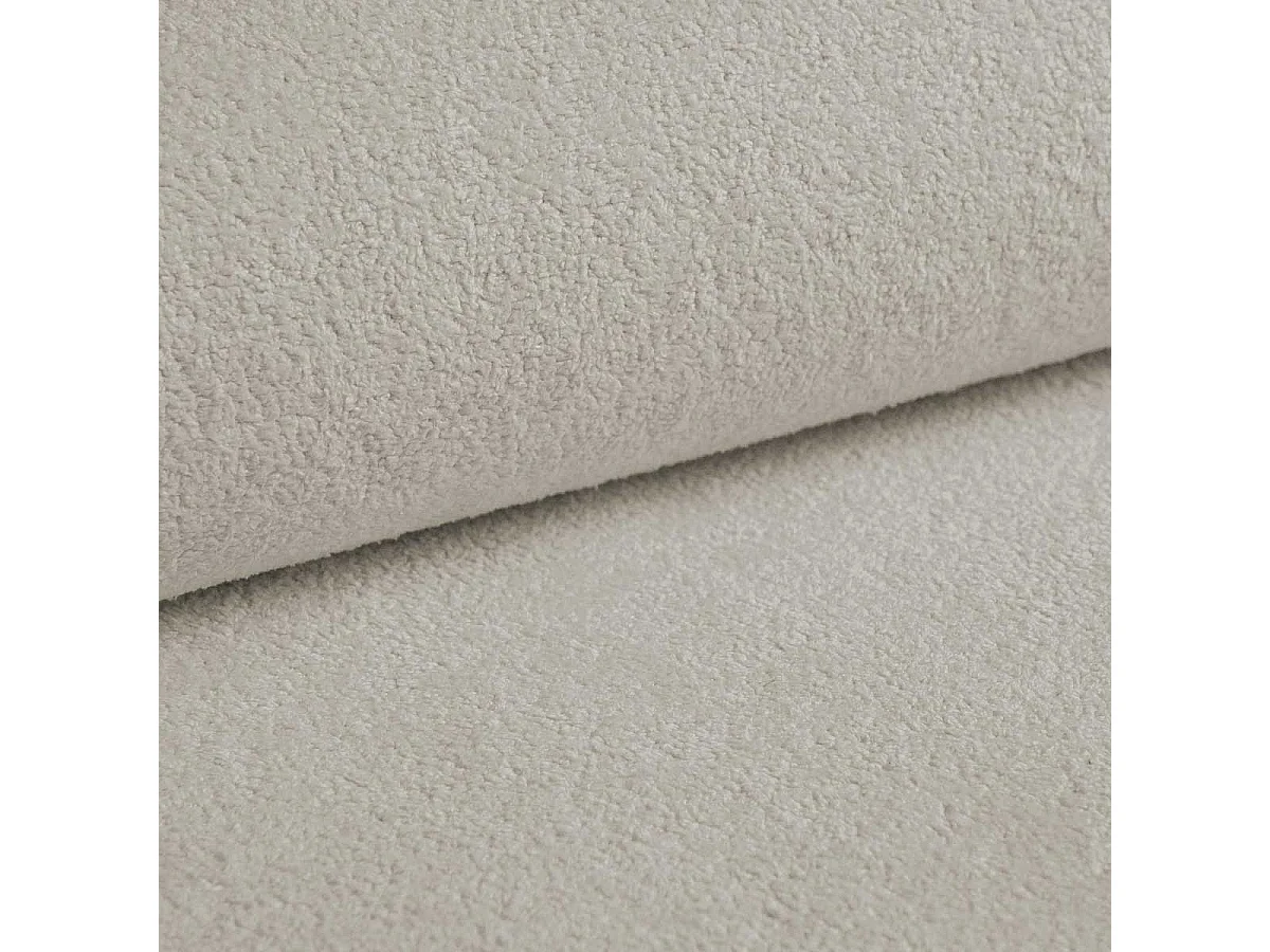 Hoekbank met Slaapfunctie Primo - Geweven Stof Crème Gerra 10 - Opbergruimte