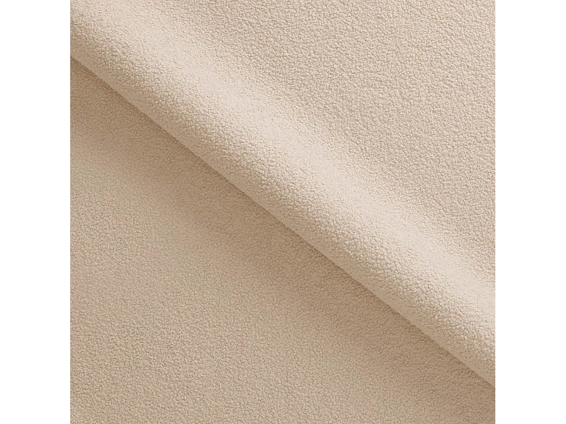 Hoekbank met Slaapfunctie Palermo - Stof Crème Bravo 02 - Opbergruimte