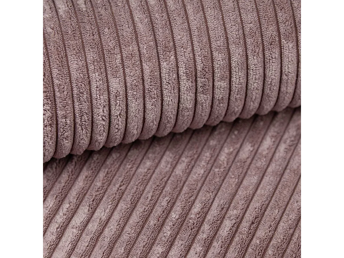 Ecksofa mit Schlaffunktion Palermo - Cord Flieder Poso 27 - Bettkasten