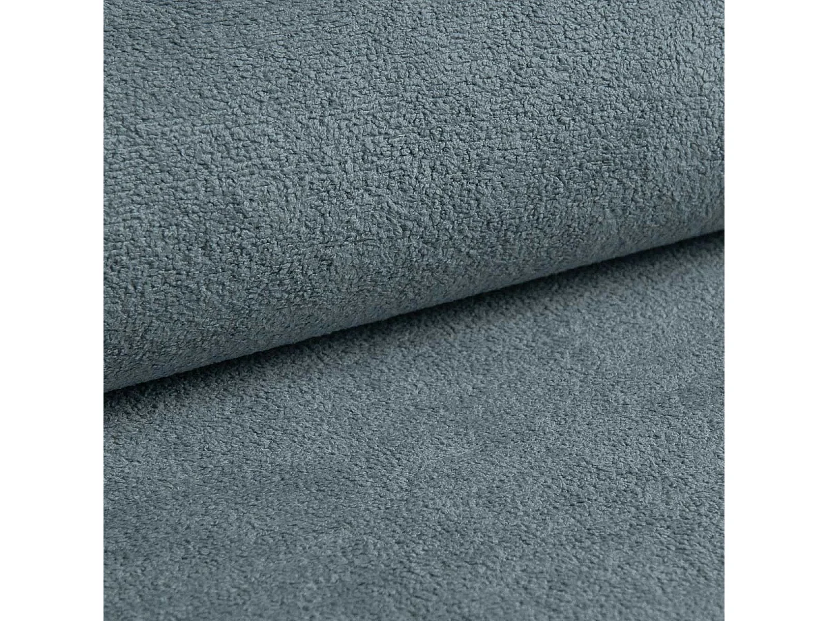 Hoekbank met Slaapfunctie Primo - Geweven Stof Lichtblauw Gerra 60 - Opbergruimte