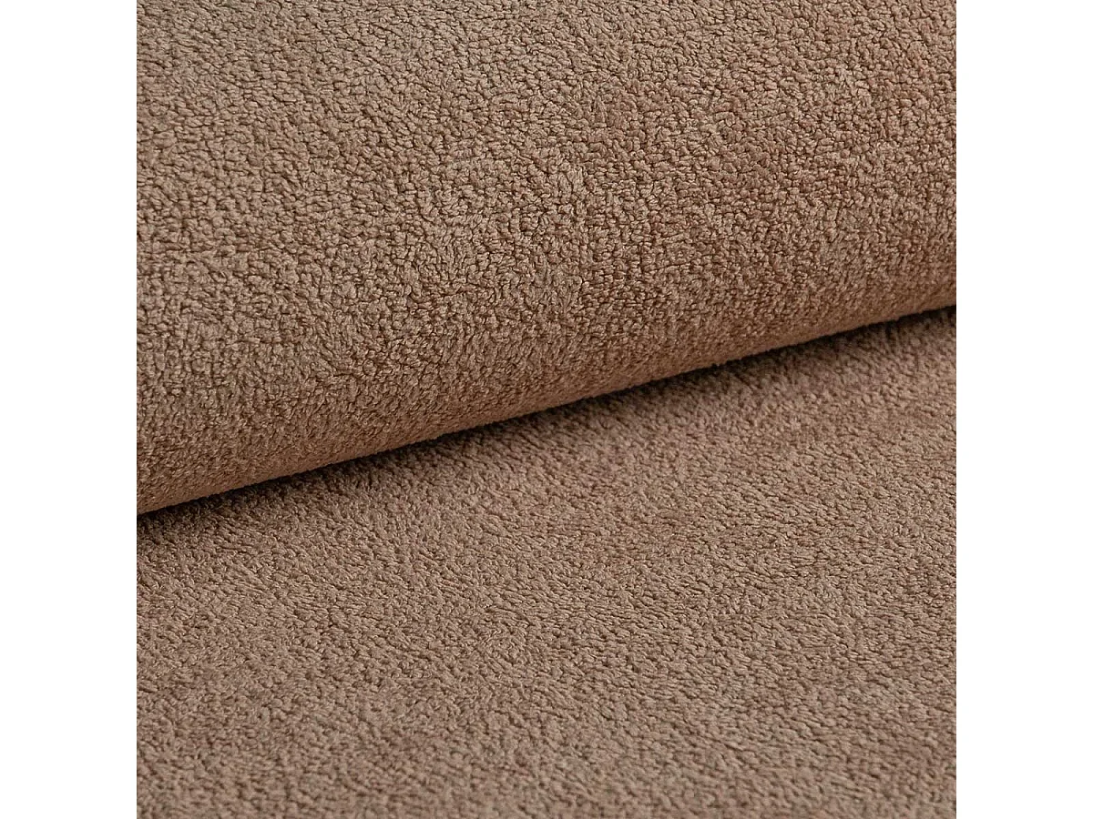 Ecksofa mit Schlaffunktion Primo - Webstoff Altrosa Gerra 20 - Bettkasten