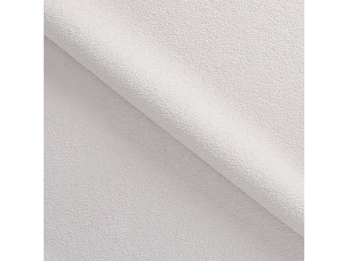 Ecksofa mit Schlaffunktion Palermo - Stoff Weiß Bravo 21 - Bettkasten