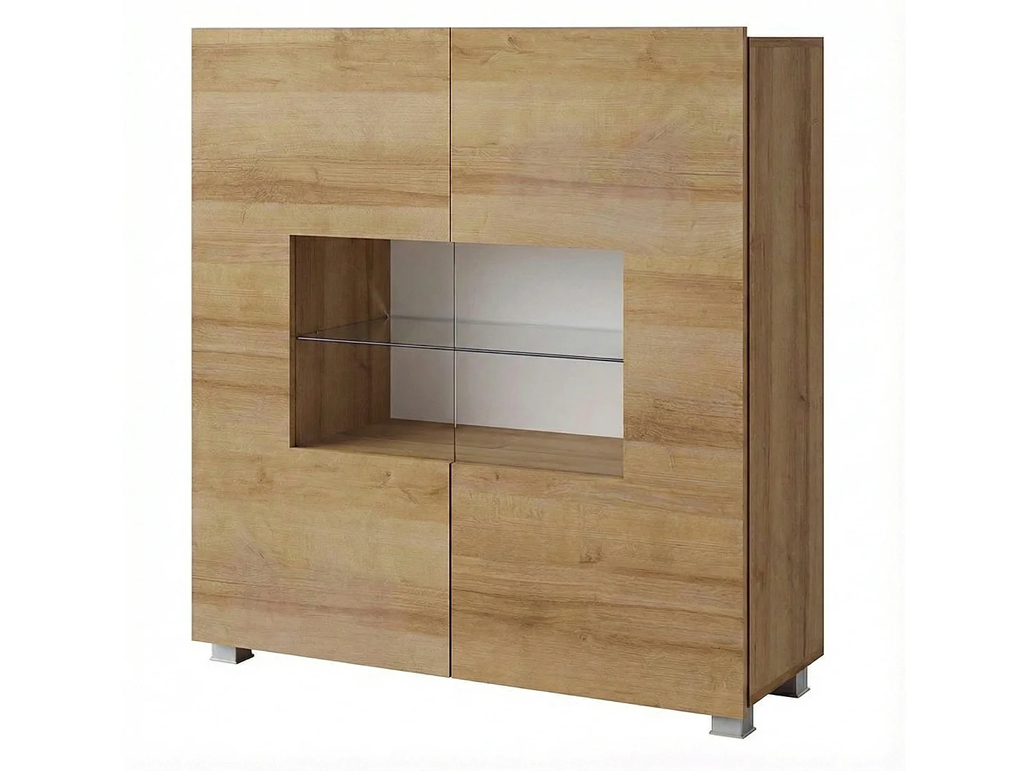 Commode Haute Montreal 100 cm - Chêne Doré