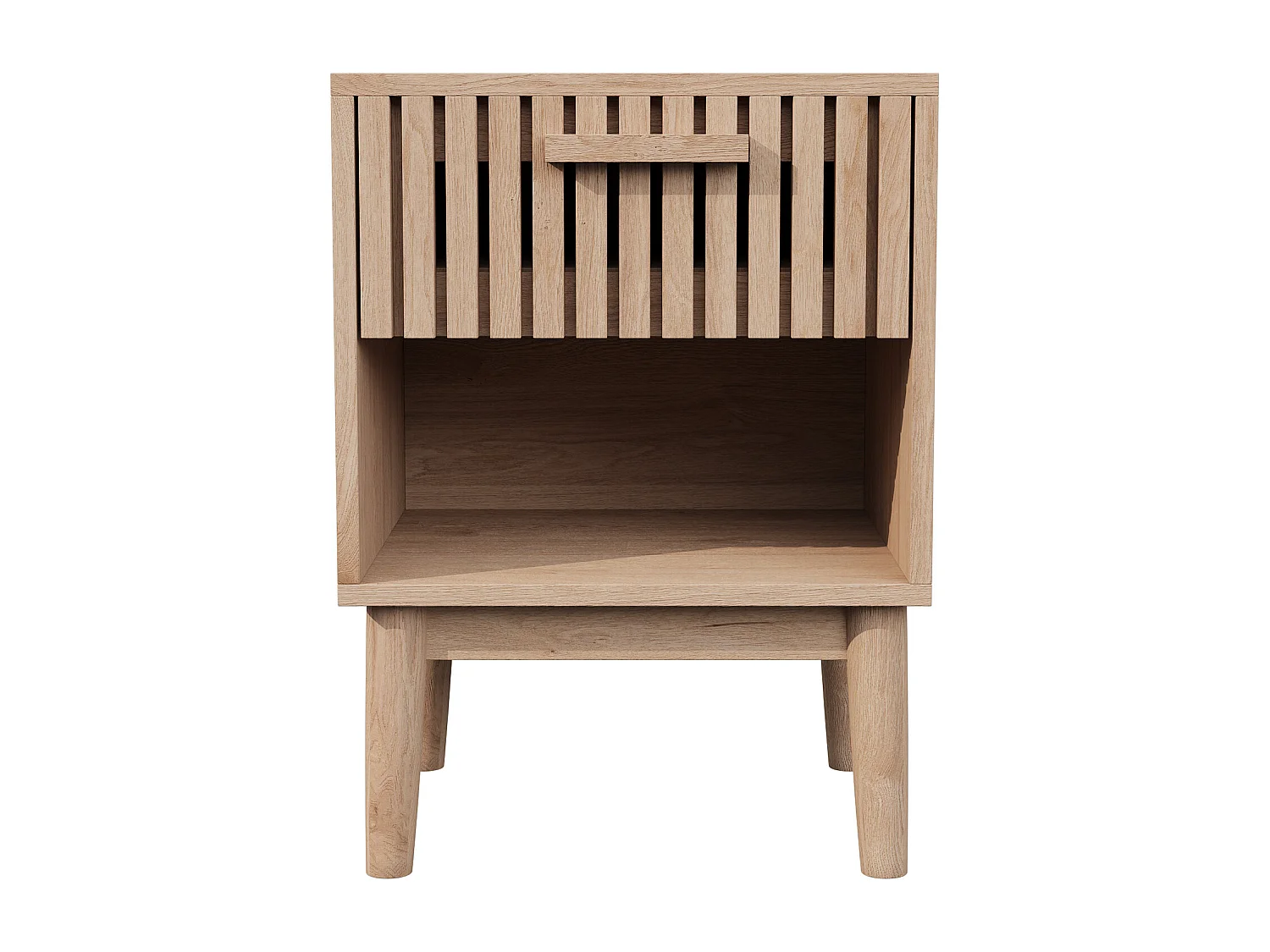 2Pcs Nightstands Set - Campagne 1 tiroir Nightstands - commode avec compartiment de rangement -Sofa Table Tables de fin - pour la chambre Salon