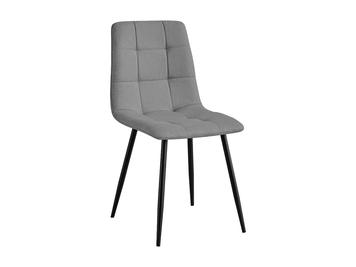 Pack comedor sillas Raf estilo industrial gris y negro (2) 85x43x48 cm