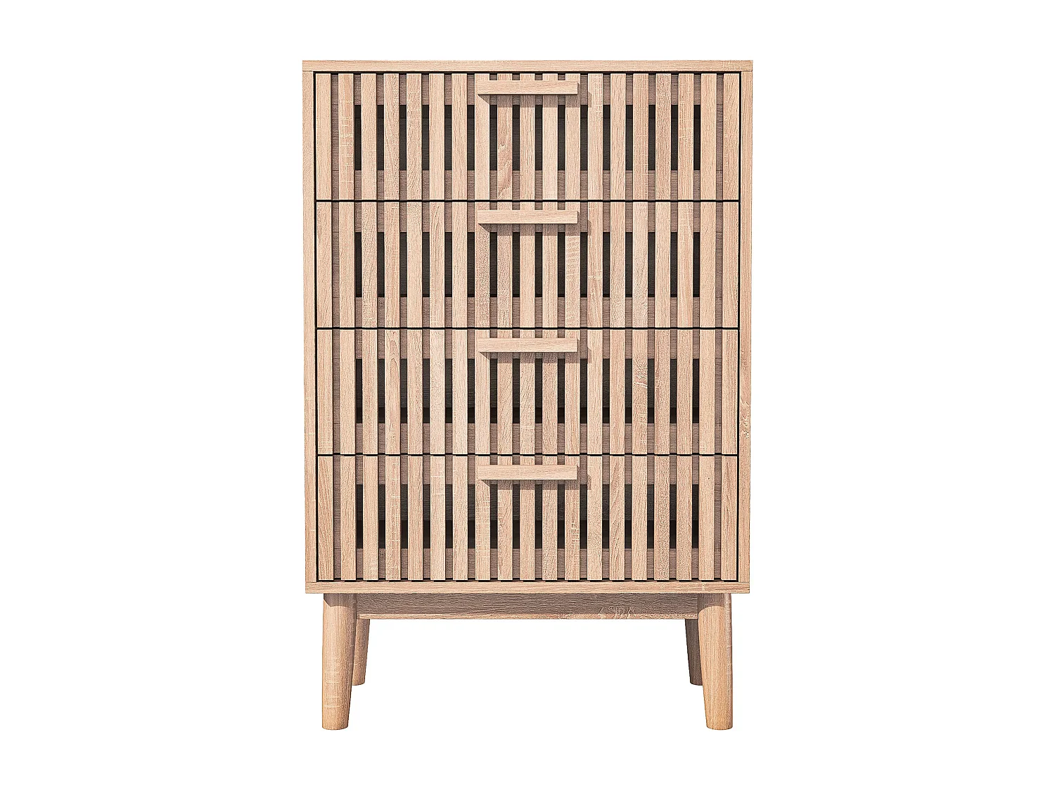 Armoires de campagne rétro avec 4 tiroirs - coffre de rangement en bois du salon - dresser de chambre