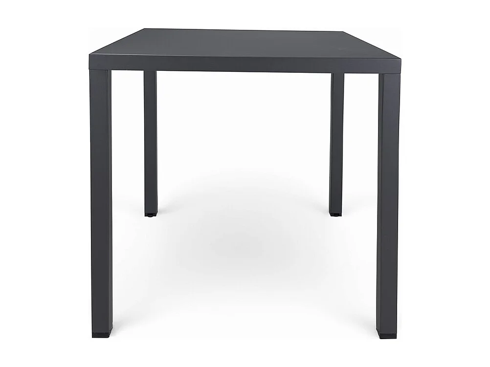 Tavolo da esterno 70×70 cm tavolo da giardino grigio antracite – Alan