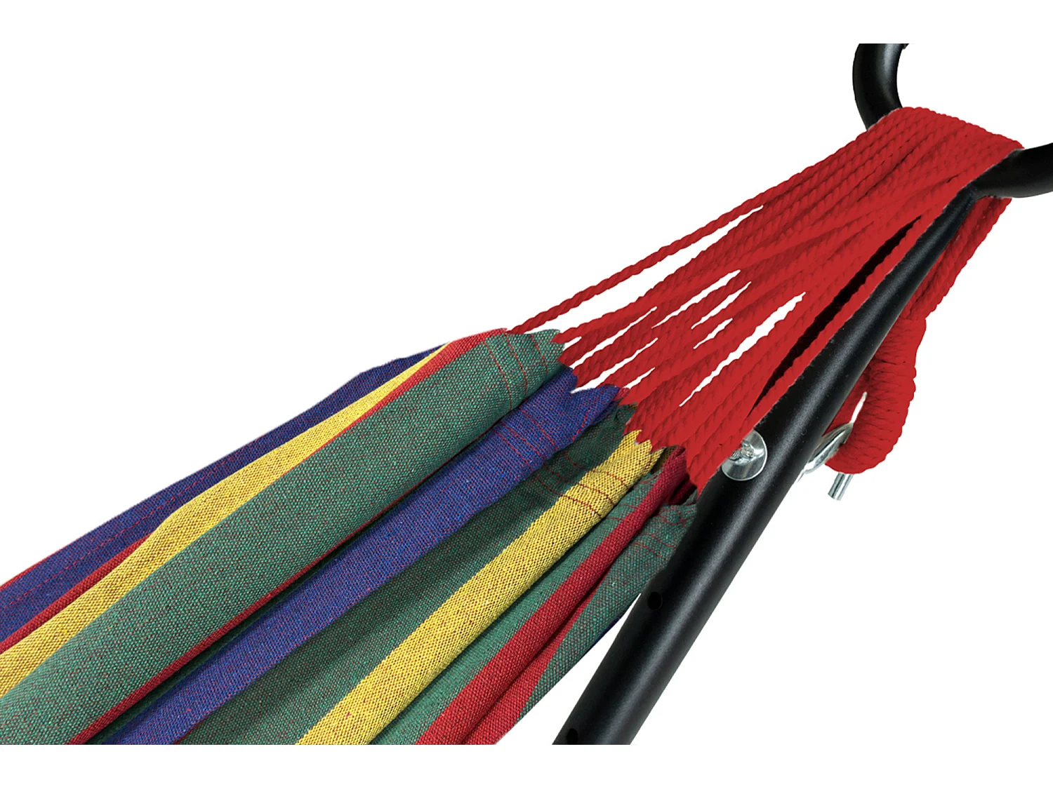 Amaca con supporto da giardino – Panama rosso mix