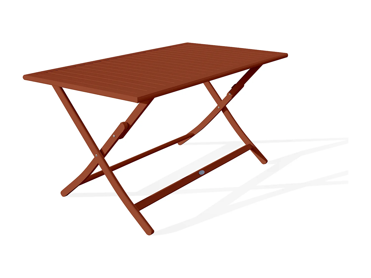 Table de Jardin Pliante "Marius" 140cm Terracotta