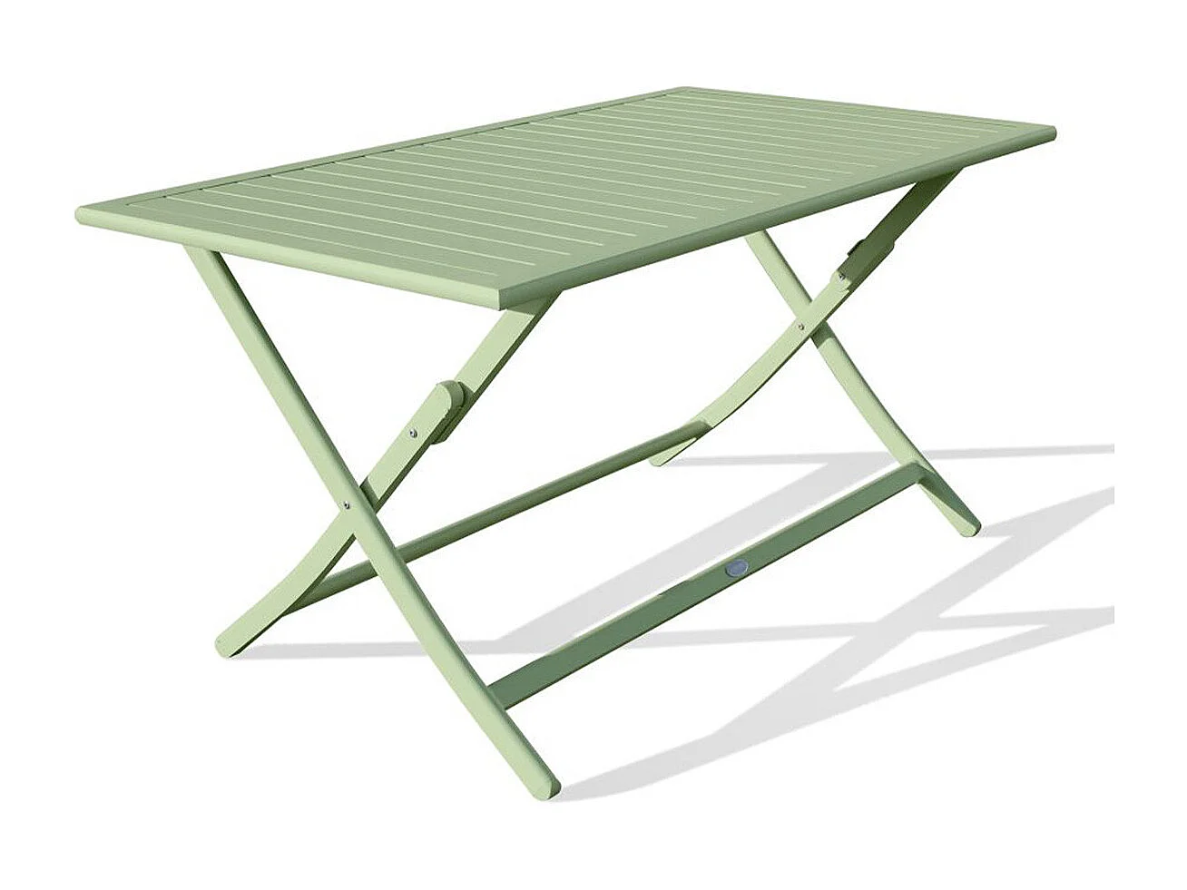 Table de Jardin Pliante "Marius" 140cm Vert Lagune