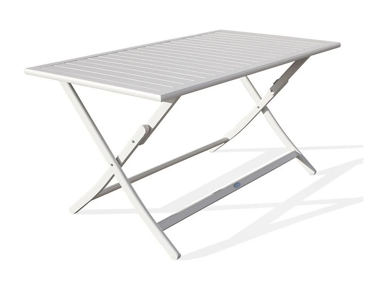 Table de jardin pliante en aluminium