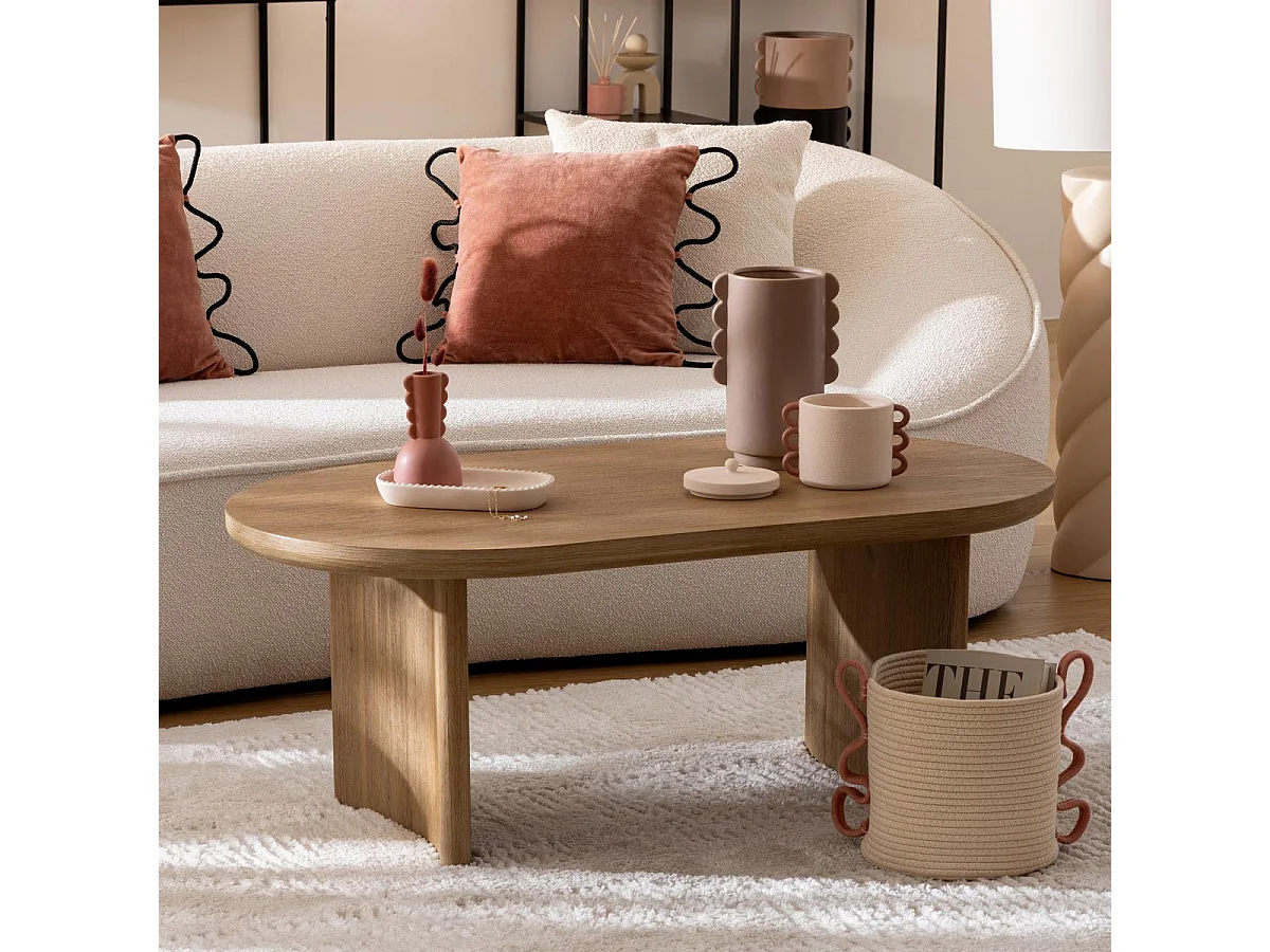 Table Basse Design "Lousada" 110cm Naturel