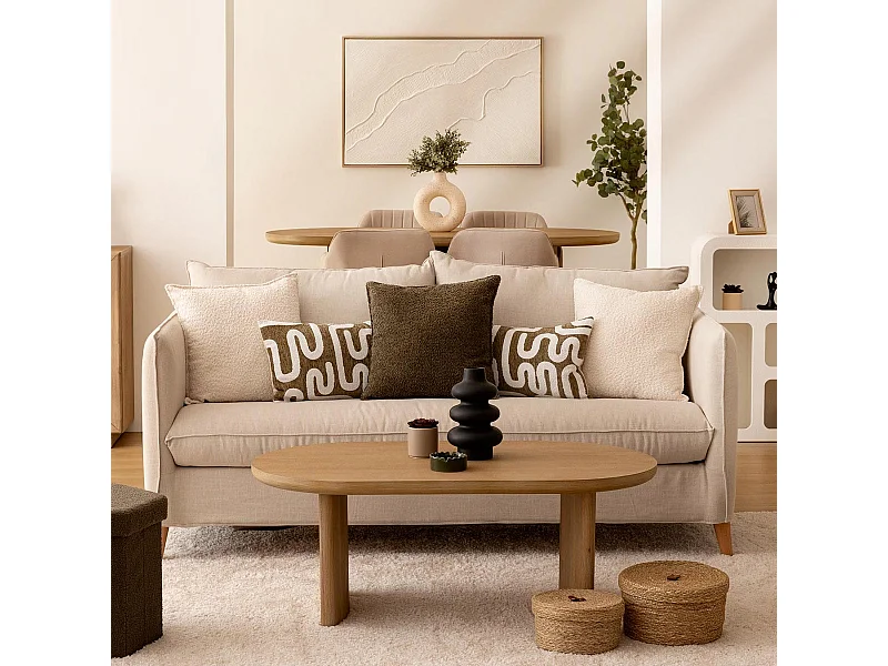 Table Basse Design "Lousada" 110cm Naturel