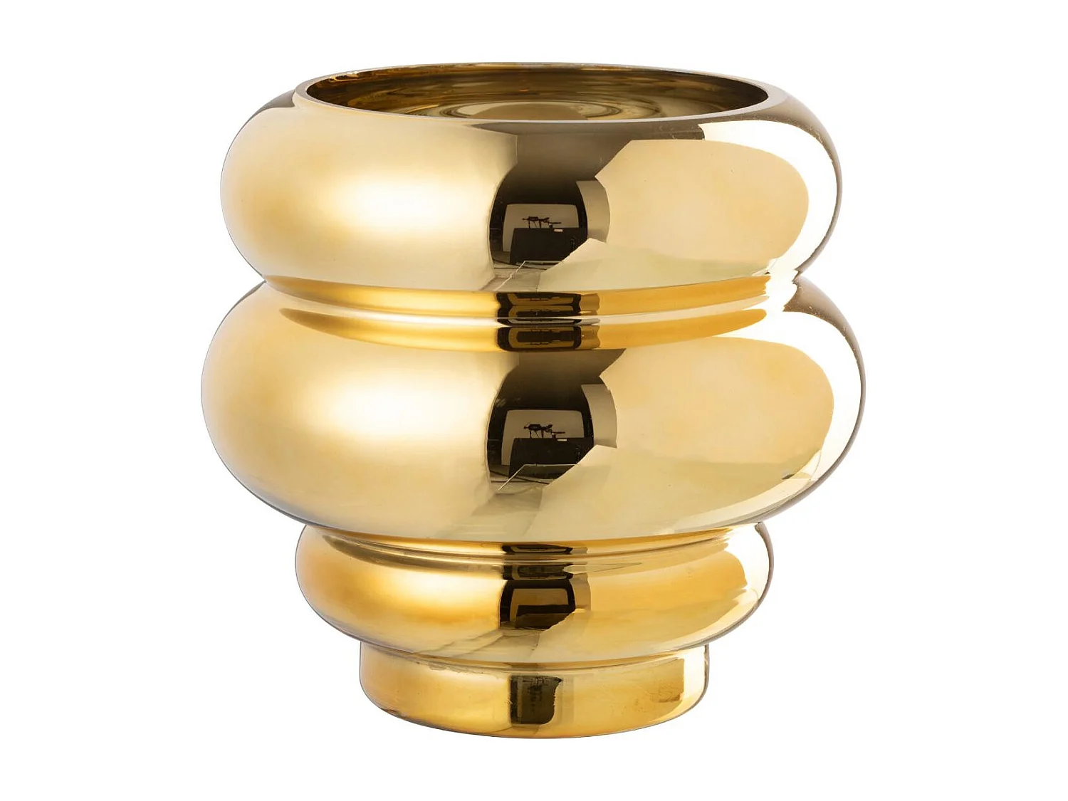 Photophore Design "Cléa" 20cm Doré