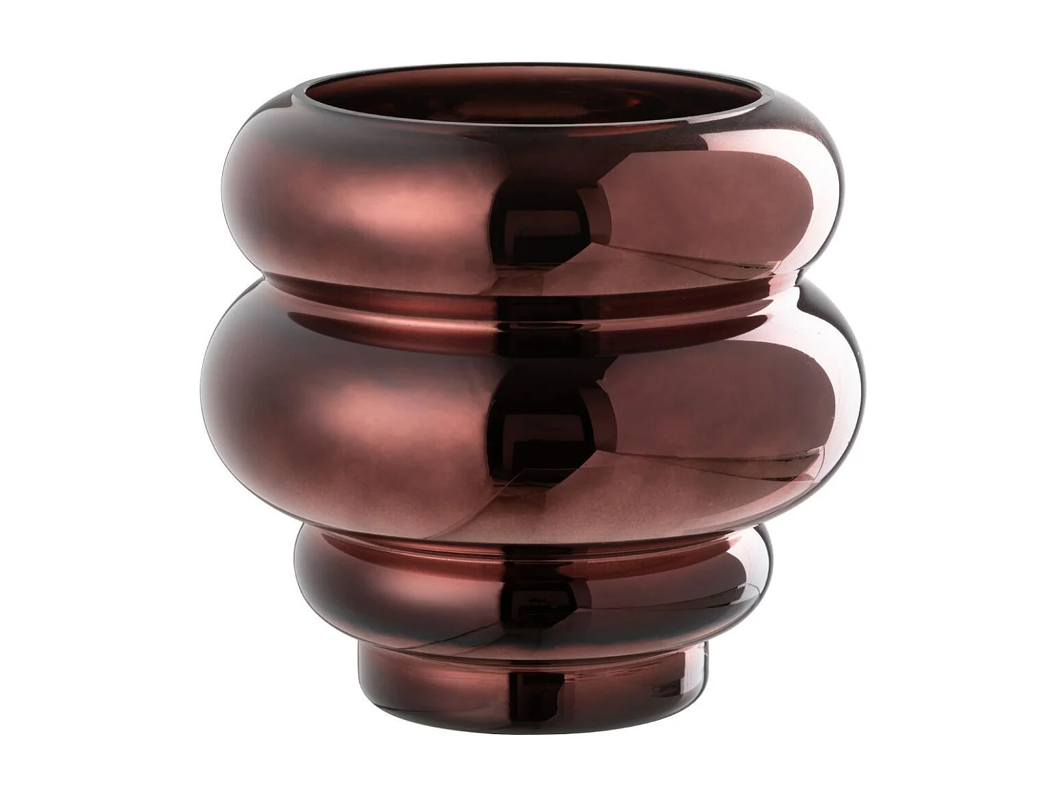 Photophore Design "Cléa" 20cm Prune