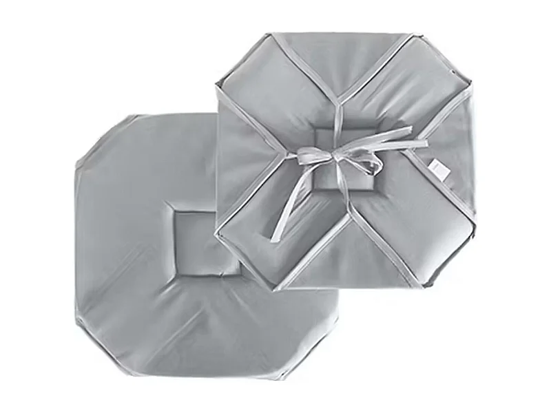 Stuhlkissen mit Klappen und Bändern 40 x 40 cm