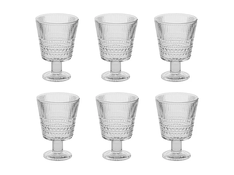 Lot de 6 Verres à Vin "Joa" 23cl Transparent