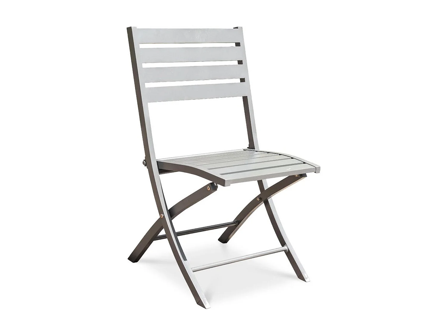 Chaise de Jardin Pliante "Marius" 82cm Gris