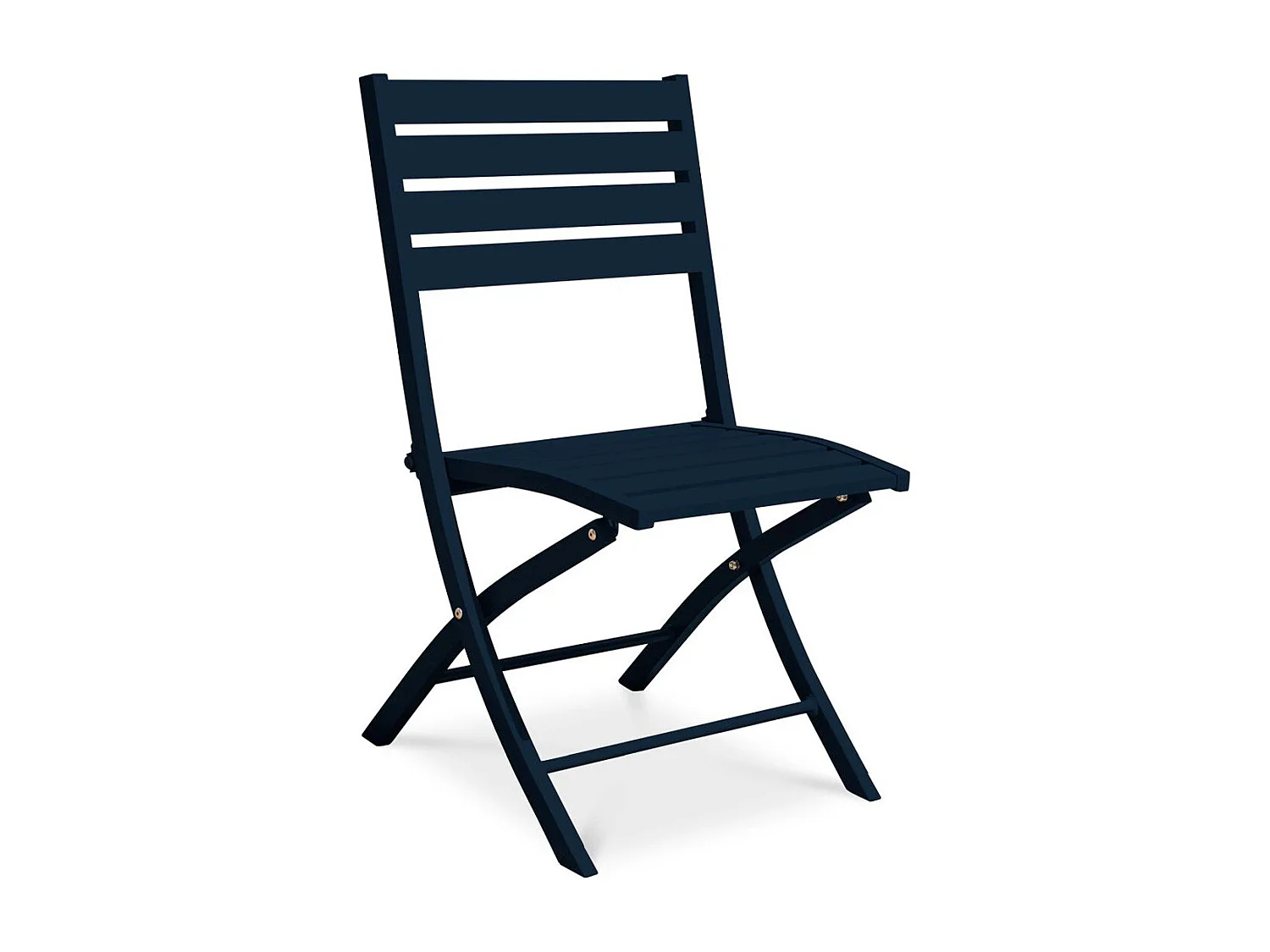 Chaise de Jardin Pliante "Marius" 82cm Bleu Marine